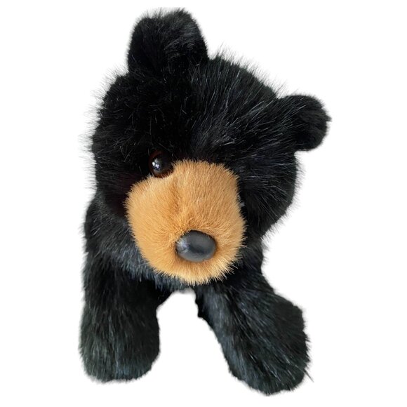 13" Black Bear Douglas Plush Stuffed Animal Cuddle - Picture 1 of 5